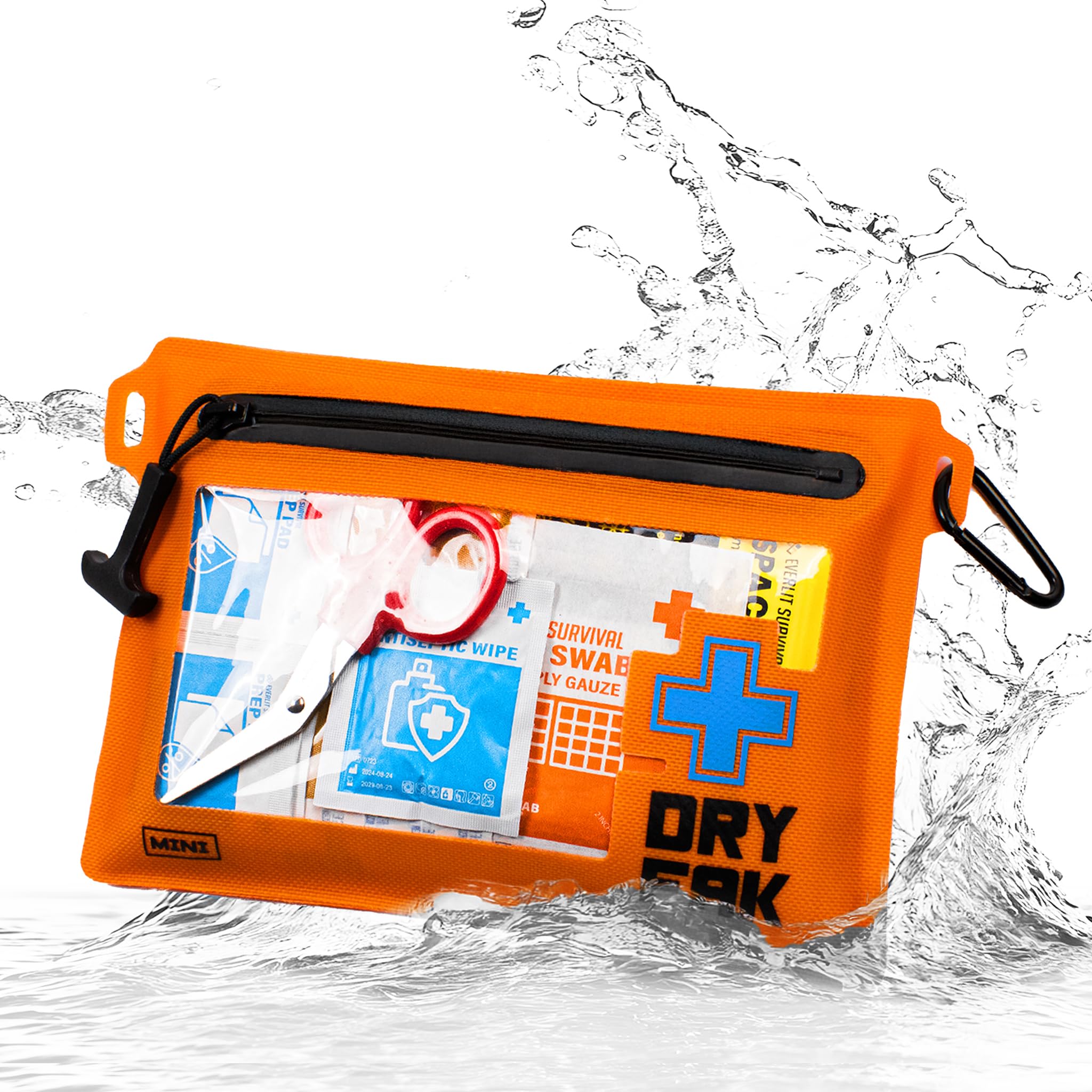 EVERLIT ultralight waterproof first aid kit orange for outdoors