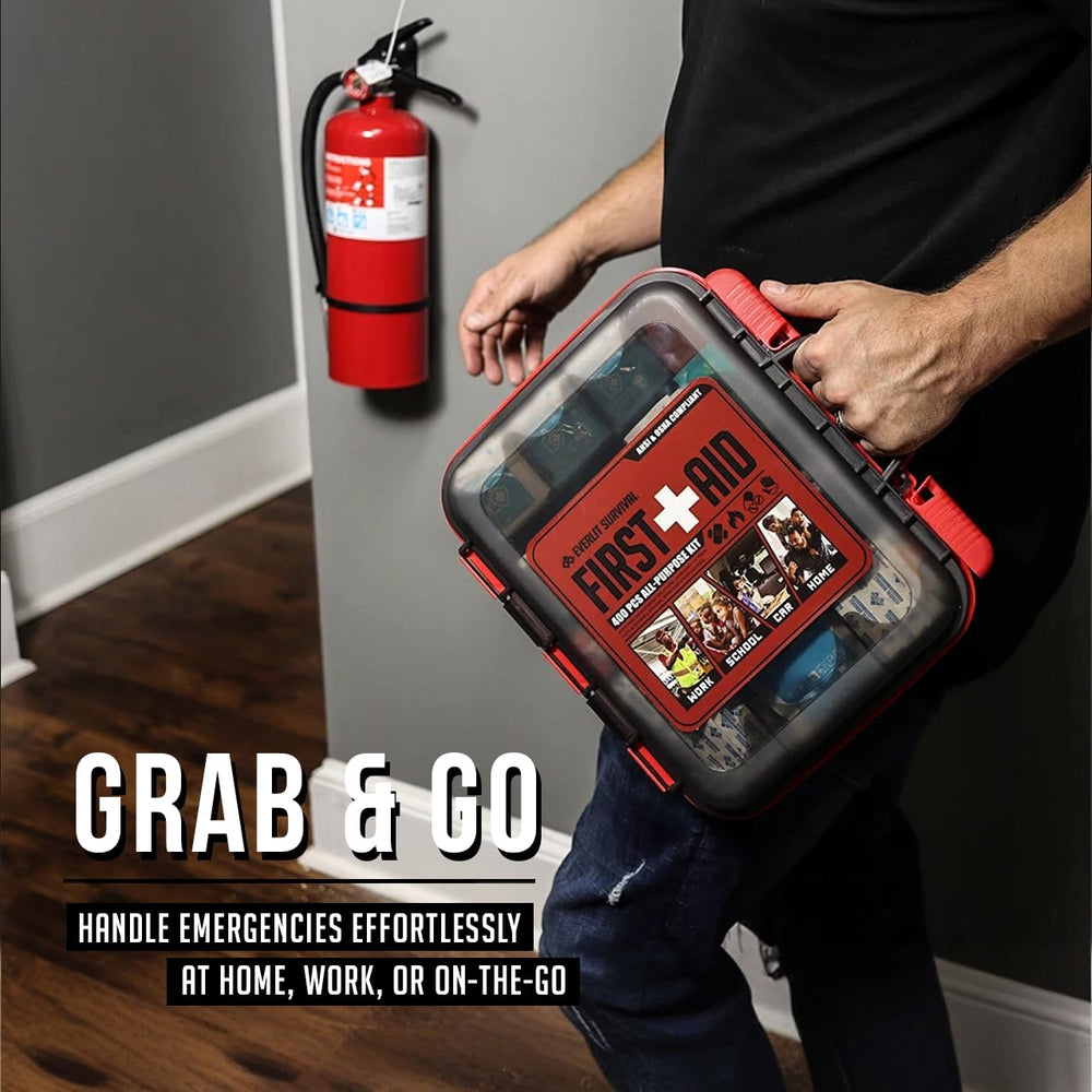EVERLIT workplace kit in use demonstrates readiness for common incidents.