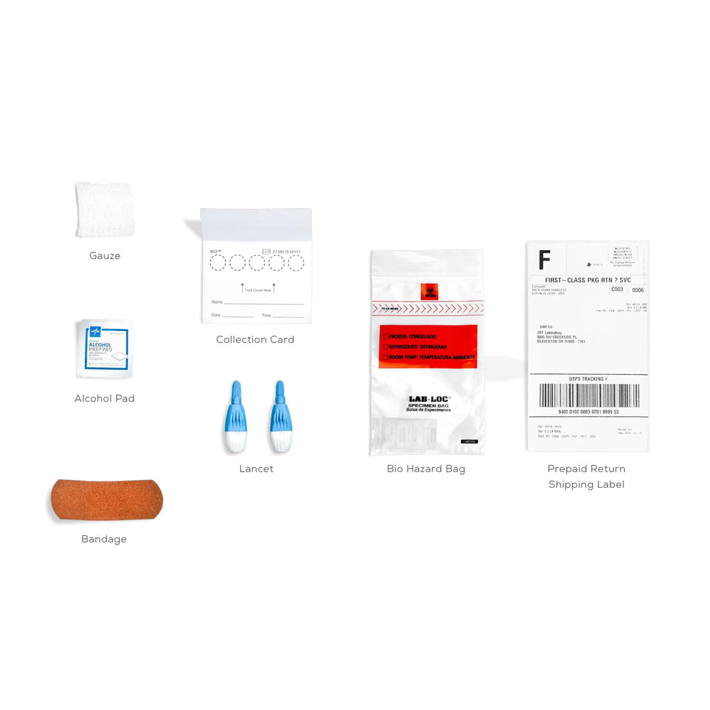 Everlywell at-home thyroid test kit ready for everyday health checks.