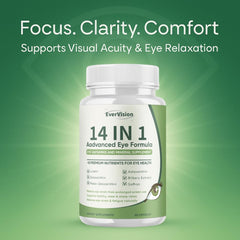 EVERVISION 14-in-1 capsules detailed view highlights key nutrients.