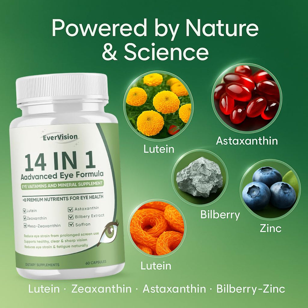EVERVISION eye nutrition capsules for easy daily use in routines.