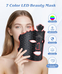 EVFOFO seven-color LED mask offering versatile options for skincare routines.
