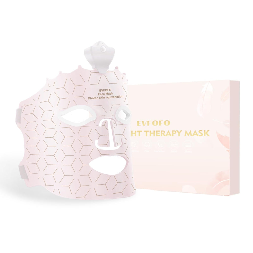 EVFOFO pink modern design LED mask enhances home aesthetics