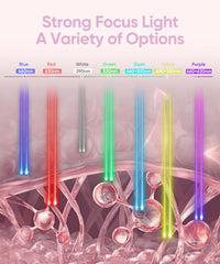 EVFOFO seven-color light options on facial mask for personalized skincare routines