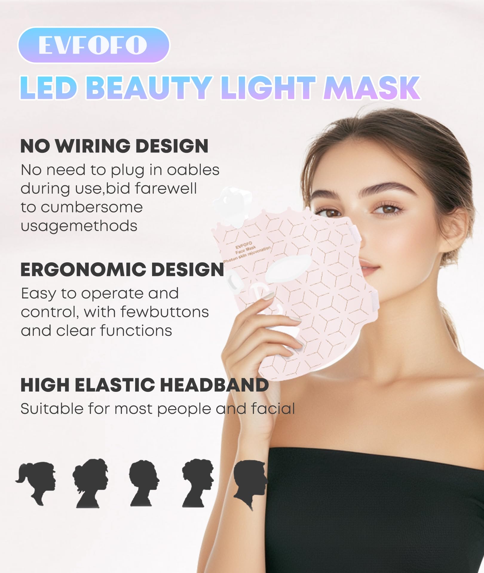 EVFOFO travel-friendly mask fits in a small bag