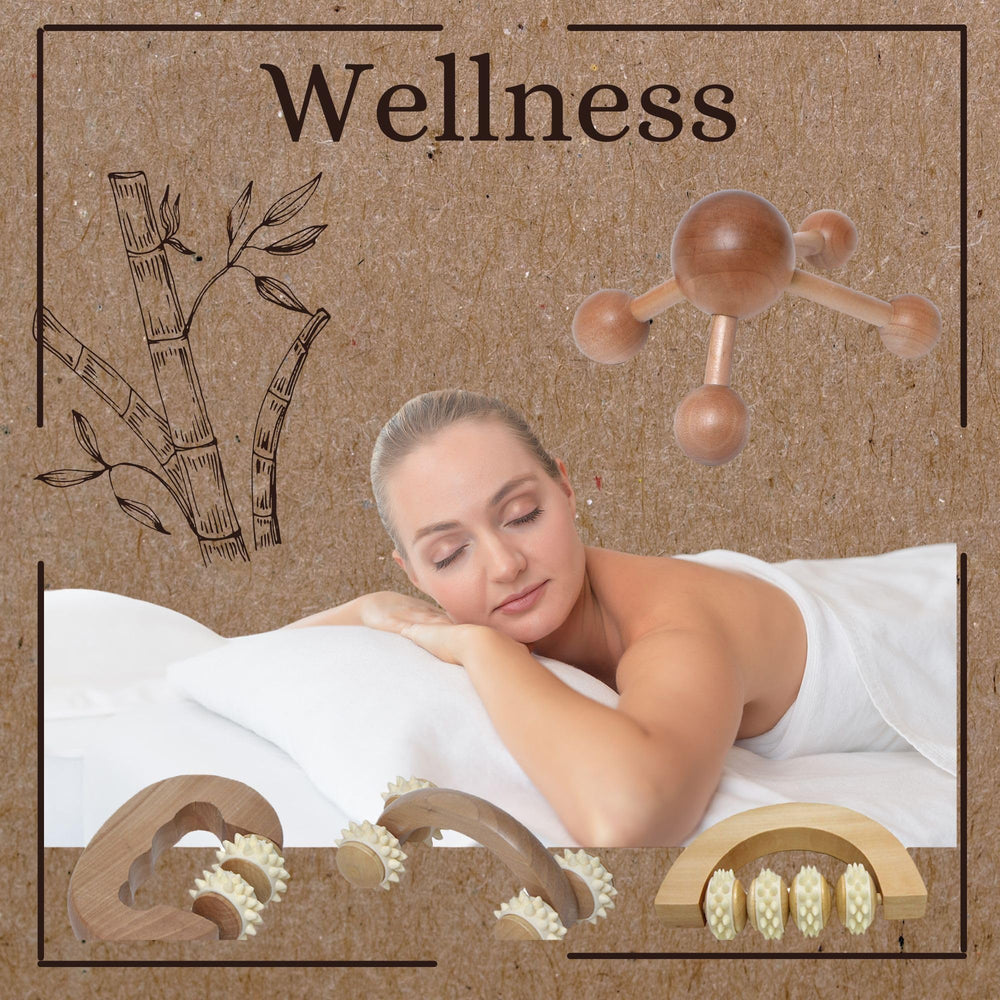 EVIDECO gua sha de madera para activar puntos y circulación.