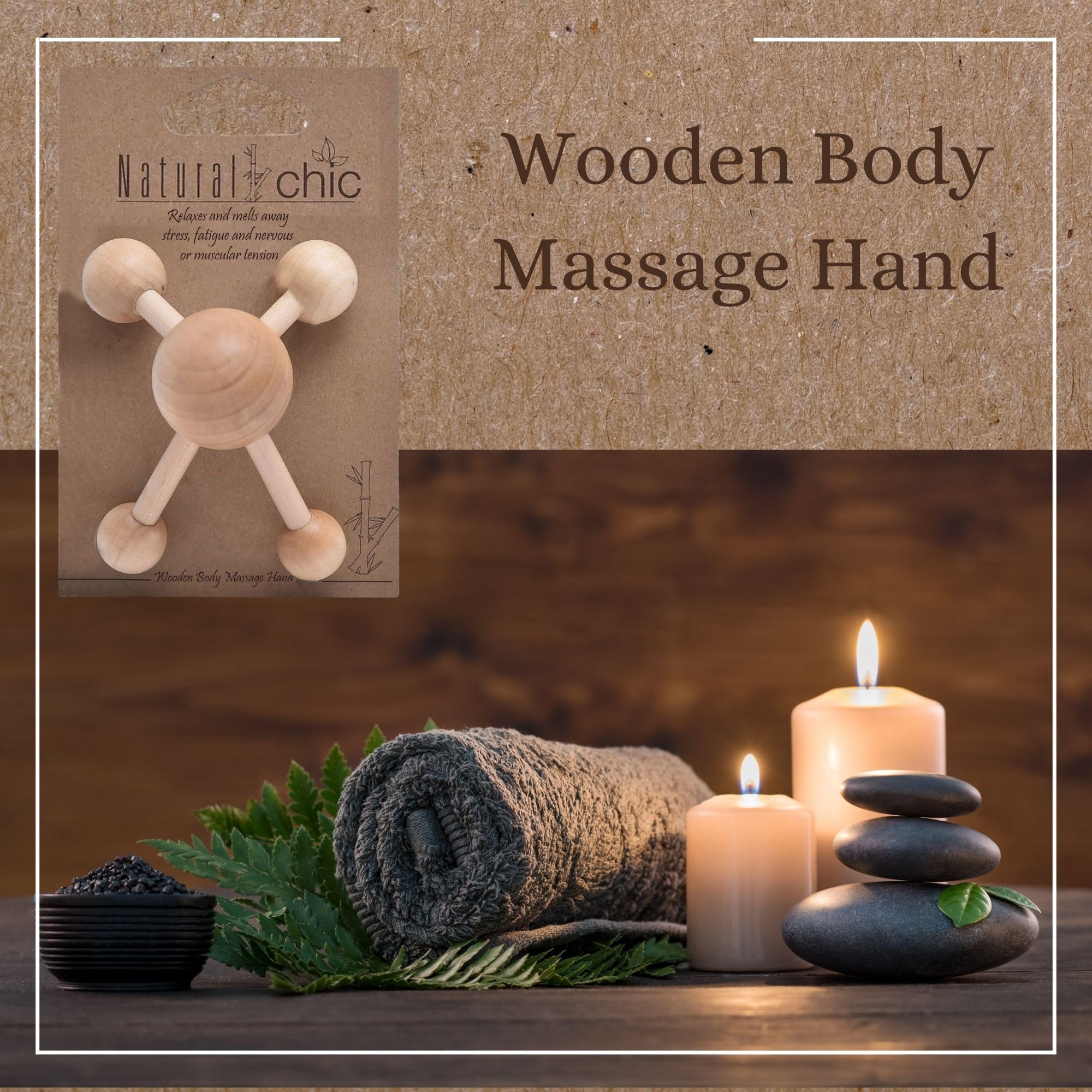 EVIDECO rodillo de 4 patas para masaje profundo.