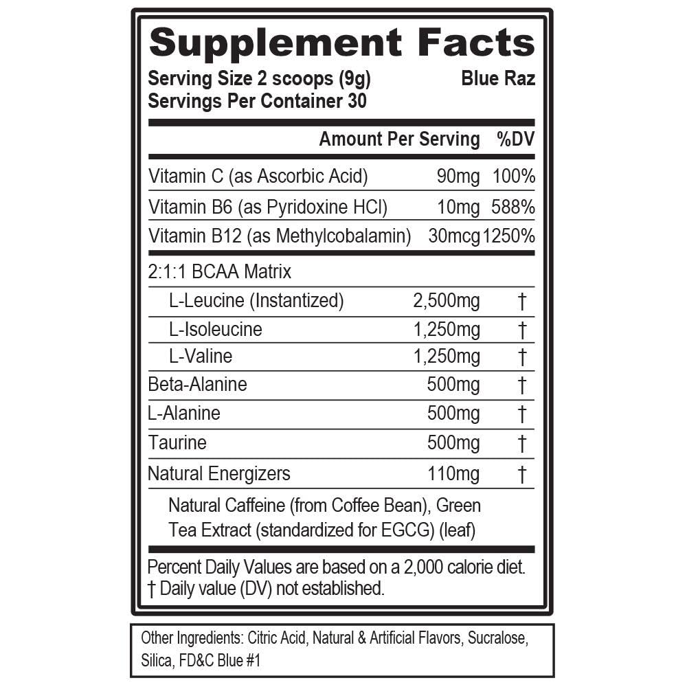 EVL BCAAs powder dissolving in water for hydration and quick mix.