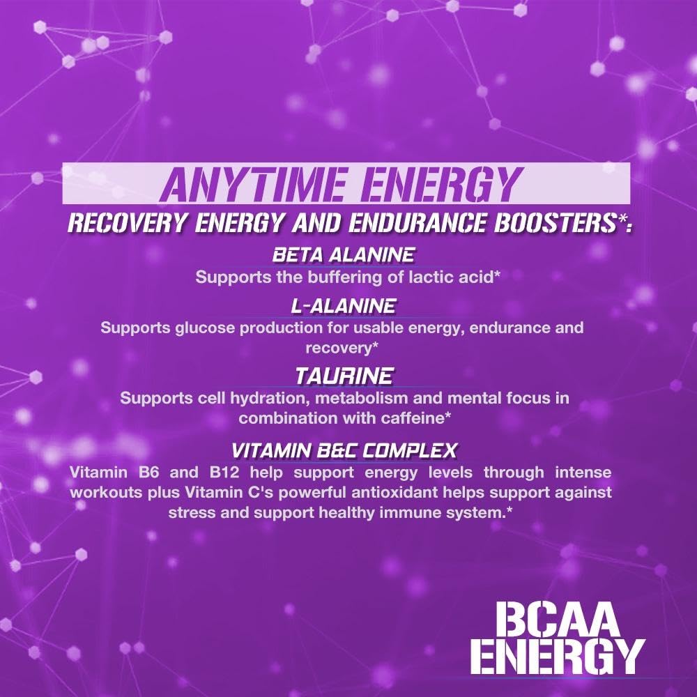 EVL BCAA Energy glass with ice signaling refreshing post-workout rehydration