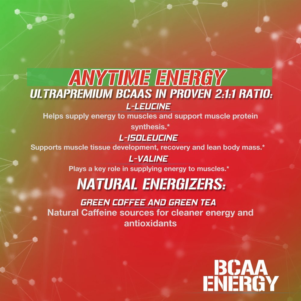 EVL BCAAs powder closeup showing easy mixing during workouts.
