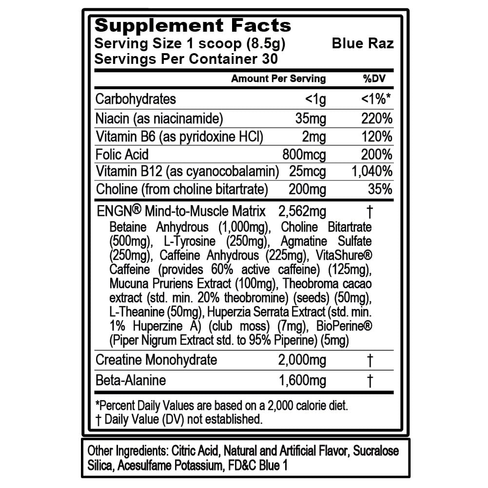EVL ENGN serving scoop mixes with water to boost endurance.