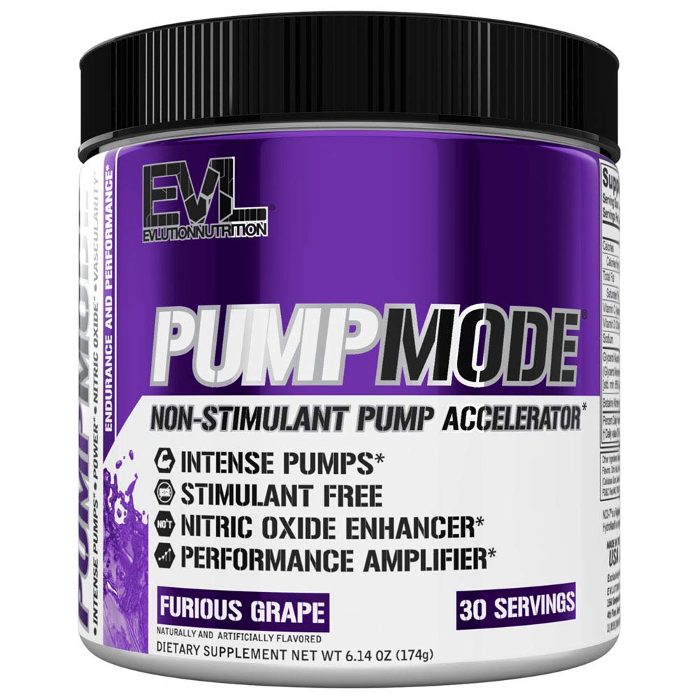 EVL PumpMode bottle pour shows quick hydration for enhanced pumps during workouts