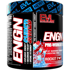 EVL Ultimate Pre Workout Rocket Pop flavor supports performance and focus.