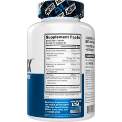 EVL ZMatrix ingredient panel highlights zinc and magnesium for recovery and sleep support