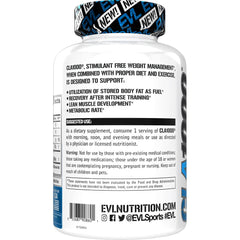 Person holding Evlution CLA bottle illustrates easy on-the-go use.