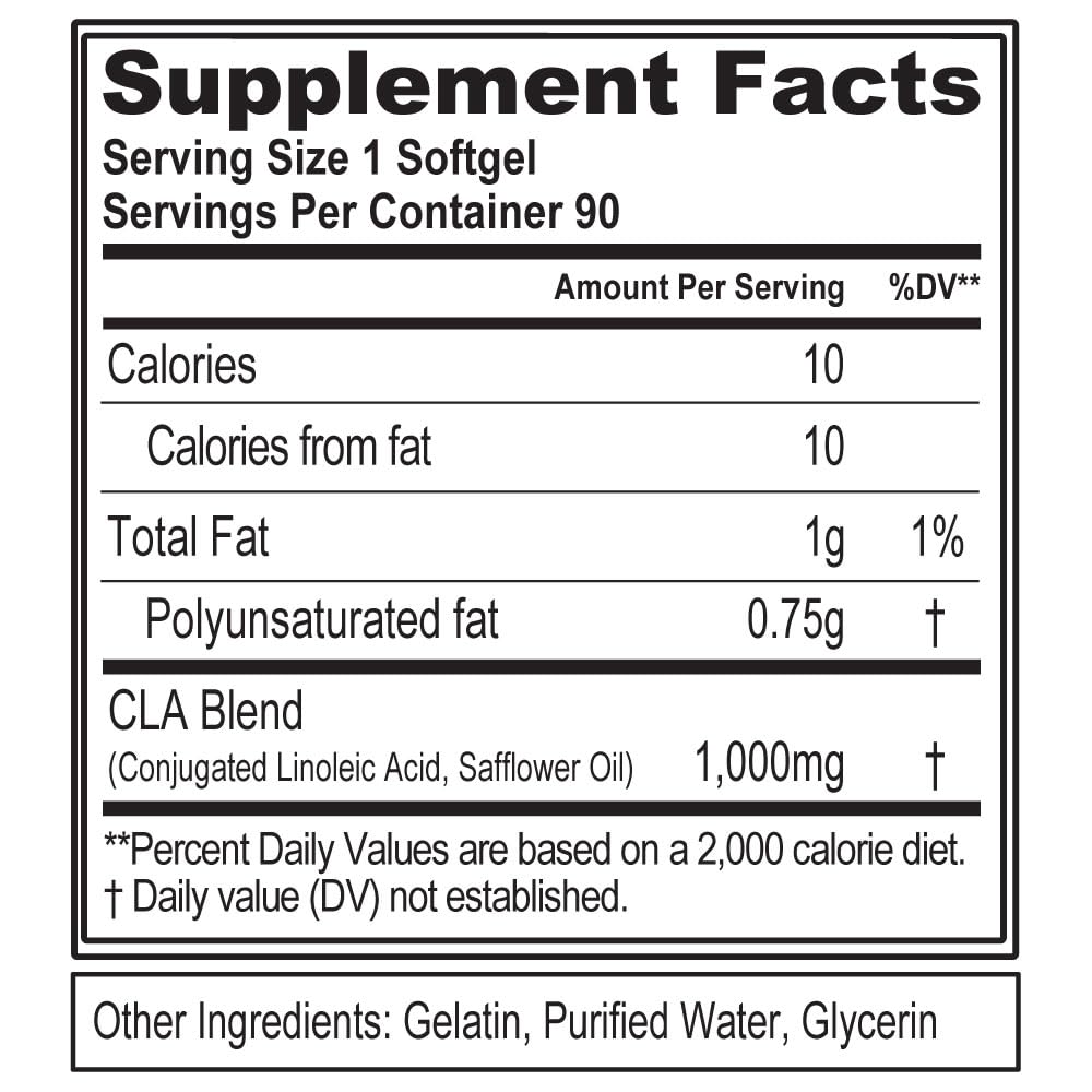 Close-up of Evlution CLA capsules for daily fat metabolism support.