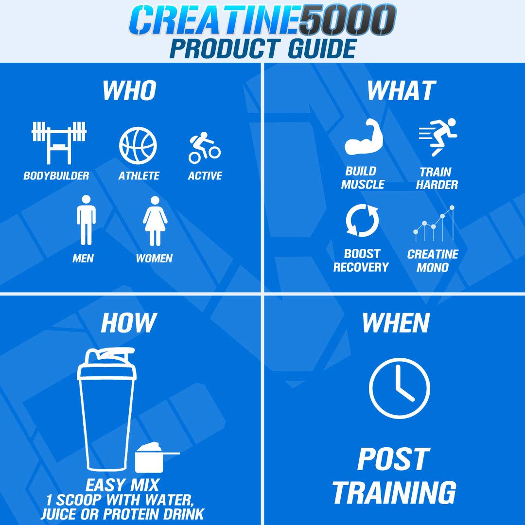 Evlution Creatine5000 shaker cup ready for pre or post workout