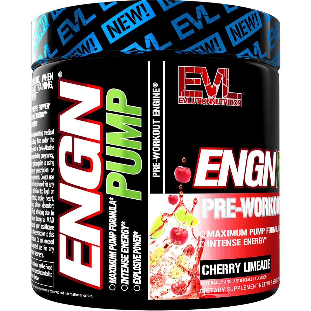 EVLUTION ENGN Pump prepared drink in glass illustrating ready-to-consume energy and pump support
