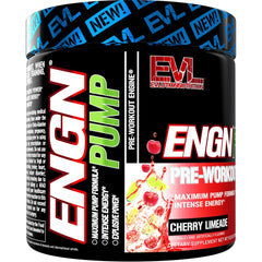 EVLUTION ENGN Pump prepared drink in glass illustrating ready-to-consume energy and pump support
