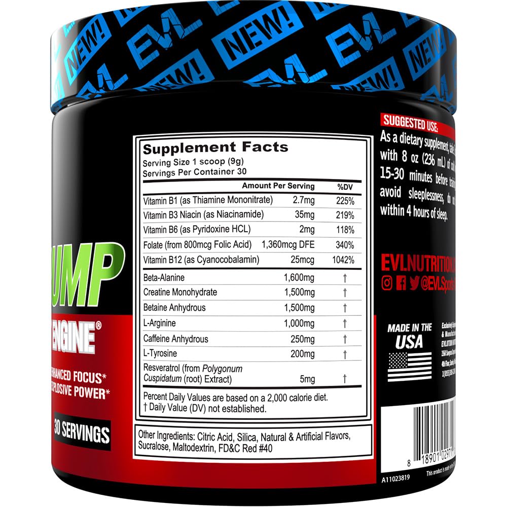 EVLUTION ENGN Pump scoop showing precise dosing for focused workouts