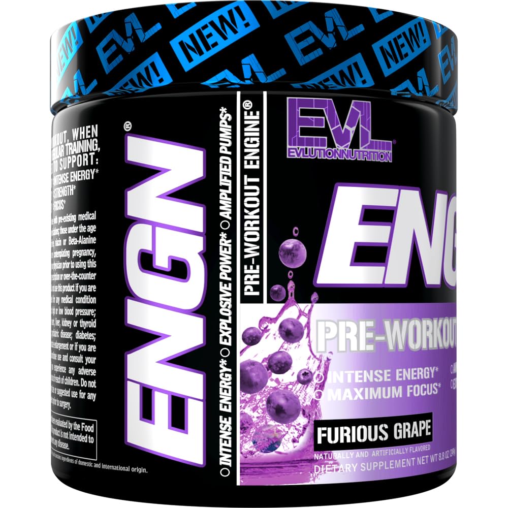 Evlution EVL Intense pre-workout packaging closeup highlights premium build