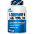 EVLution Nutrition L-Arginine + L-Citrulline - Endurance & Nitric Oxide Support | Vegan & Gluten Free, 60 Servings