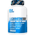 EVL L-Carnitine 500mg – Weight Loss Support, Lean Muscle & Fat Burn (120 Servings)