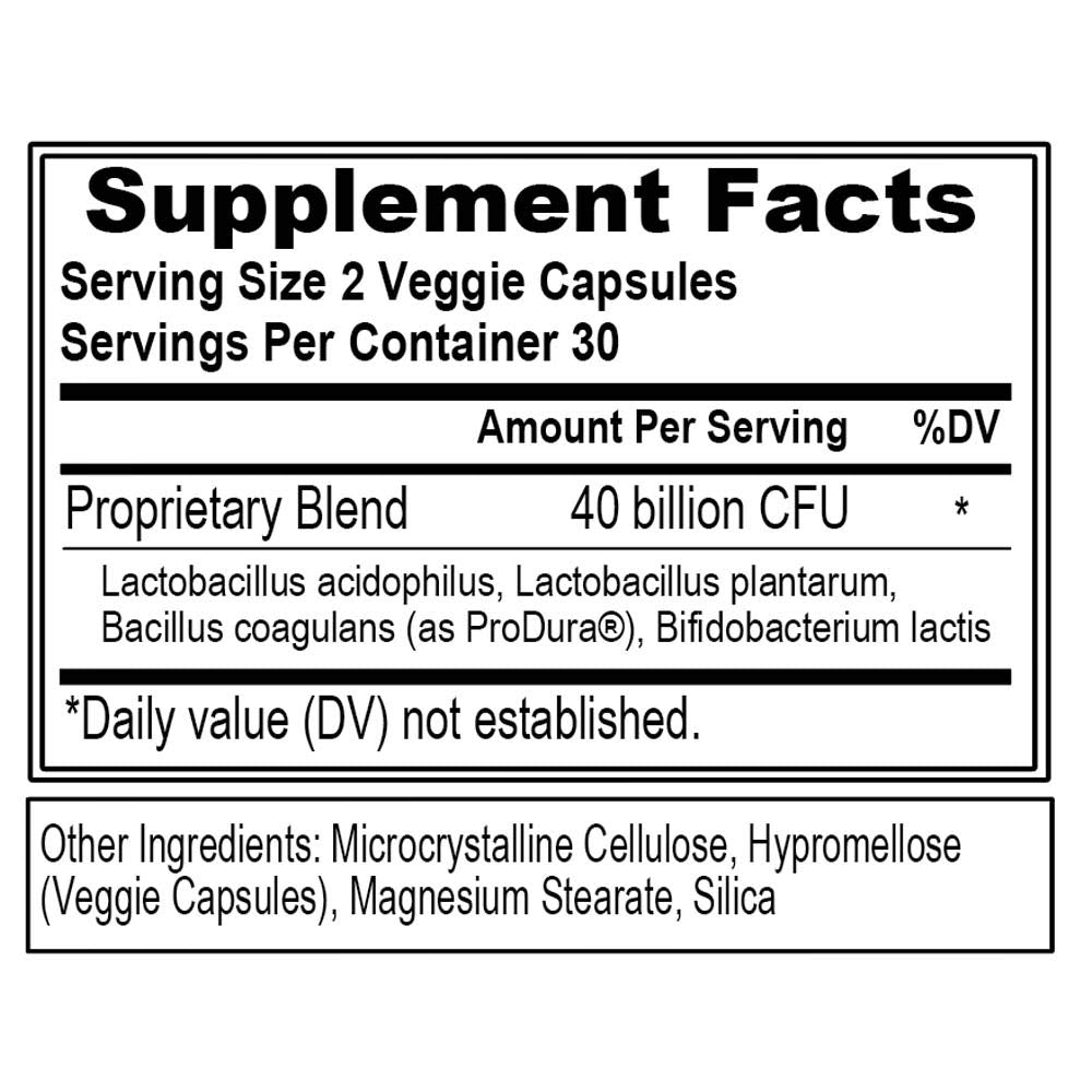 EVL Probiotic veggie capsules offering vegetarian, gluten-free convenience