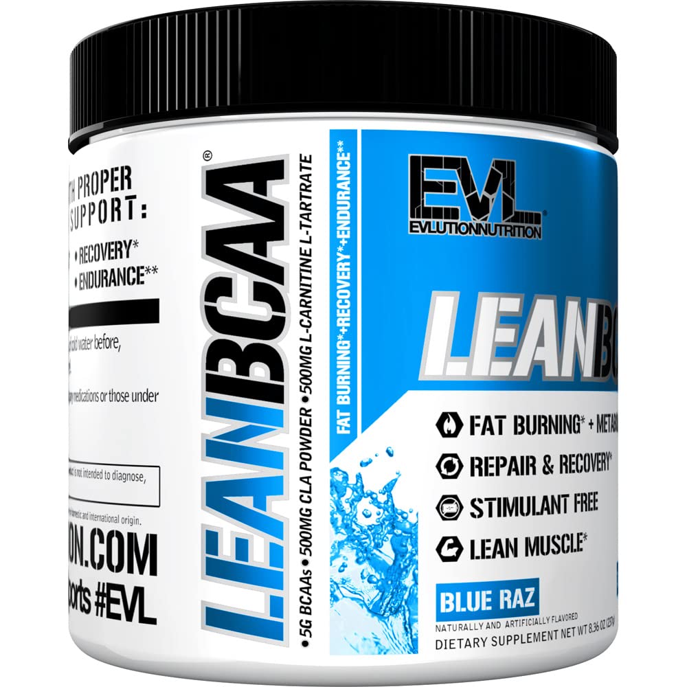 EVLUTION Lean BCAA post-workout scene emphasizing recovery and energy.