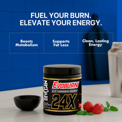 Evogen Evoburn caffeine energy boost supports focus during training sessions.