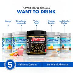 Evogen Evoburn capsules pack ready for easy dosing during workouts.