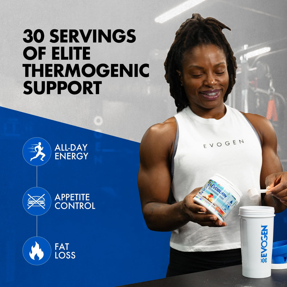 Evogen Evoburn daily-use scene suggesting a practical training routine