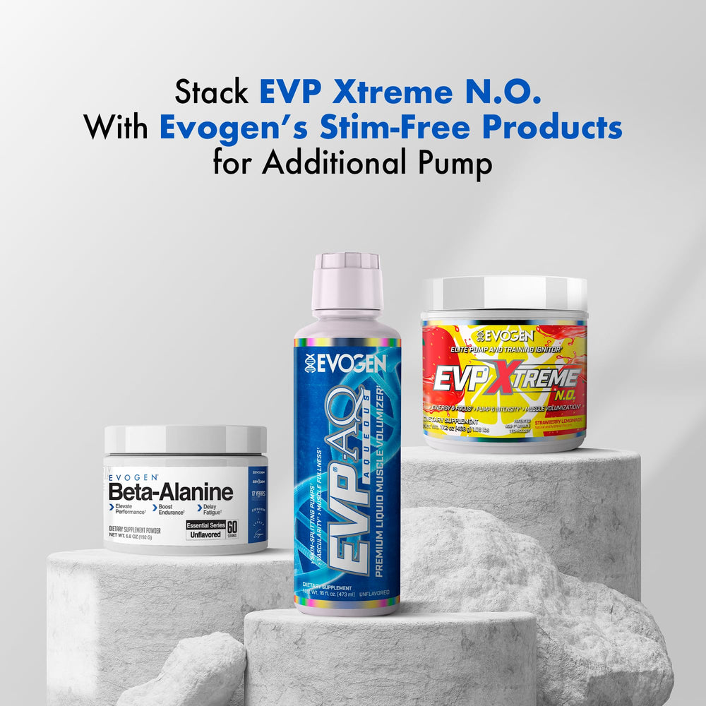 Strawberry Lemonade glass of Evogen EVP Xtreme NO prepared for a workout session.