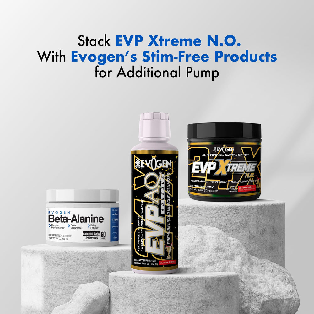 Powder near coconut water ingredients signaling hydration support from EVP Xtreme NO.