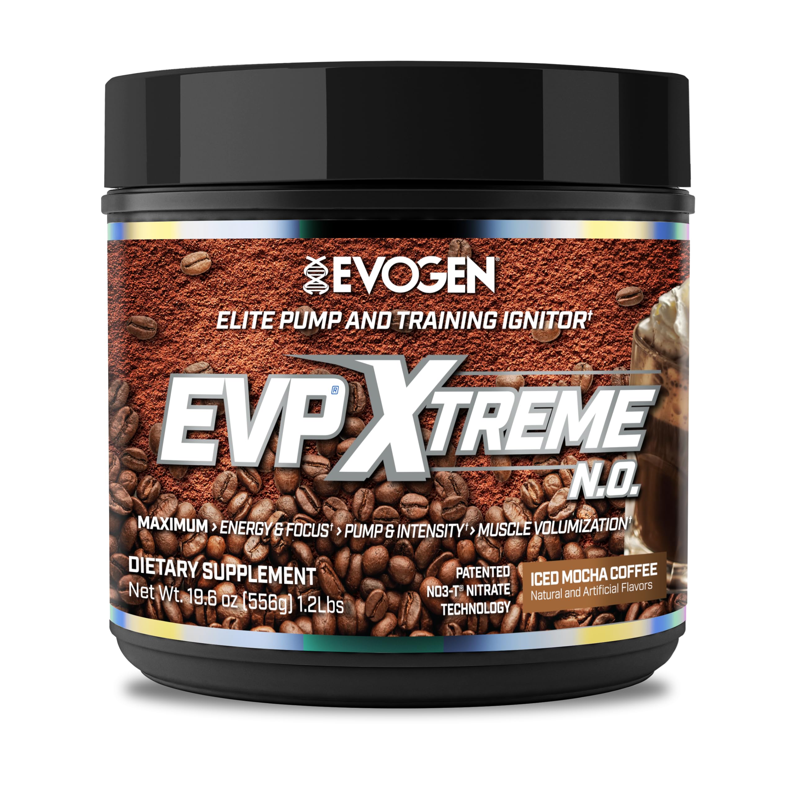 Evogen EVP Xtreme NO iced mocha tub ready for intense workouts