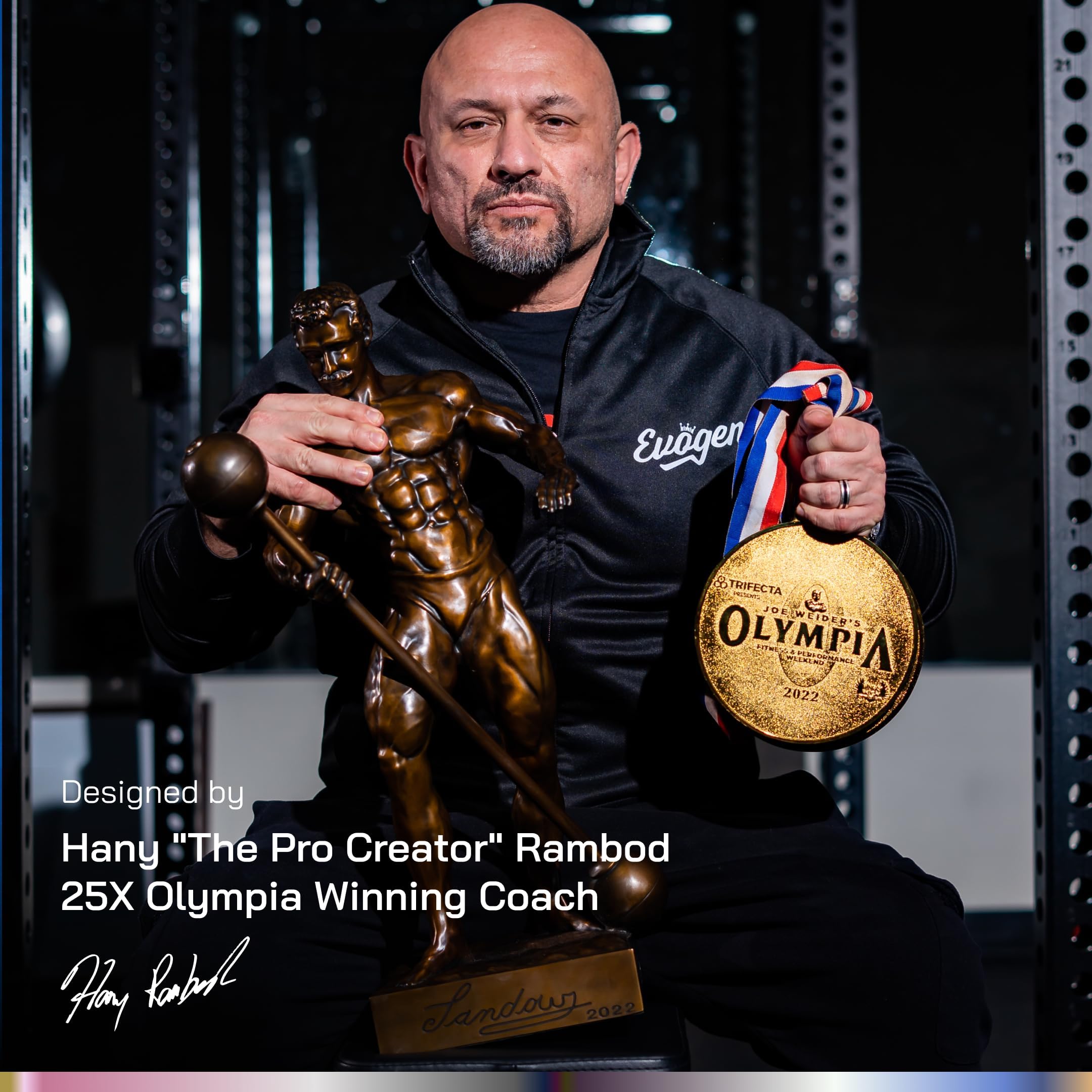 Close-up of Evogen Glutamine label highlighting fermented L-Glutamine.