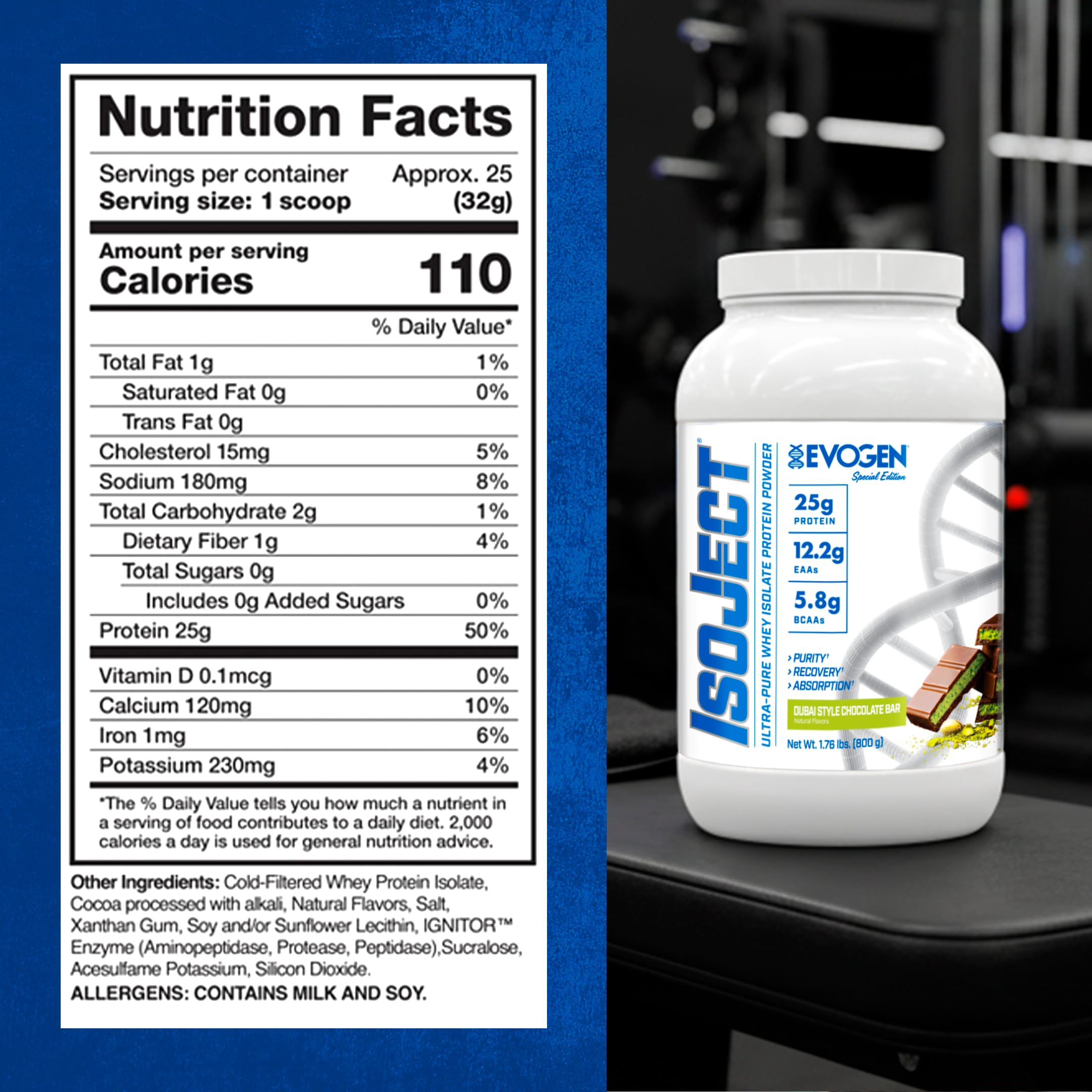 Evogen Isoject Ignitor enzyme blend close-up aids absorption