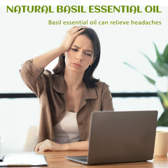 EVOKE OCCU Basil essential oil diffuser scene for daytime focus.
