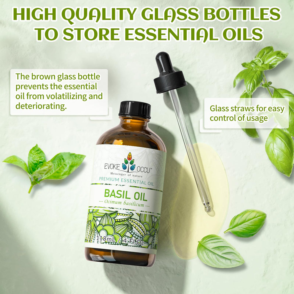 EVOKE OCCU Basil essential oil gift idea with herbal notes.