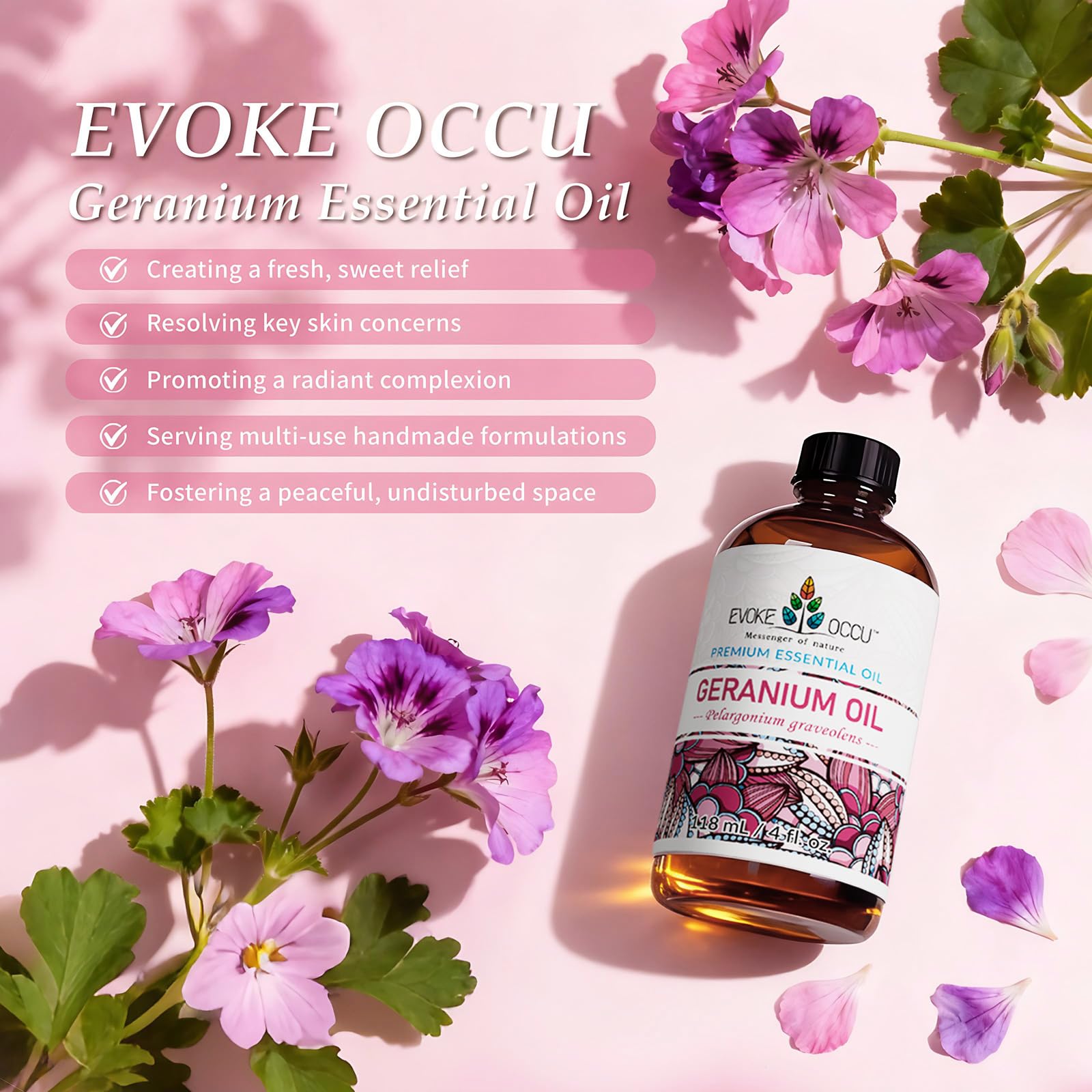 EVOKE OCCU carrier oil for diluting geranium oil safely