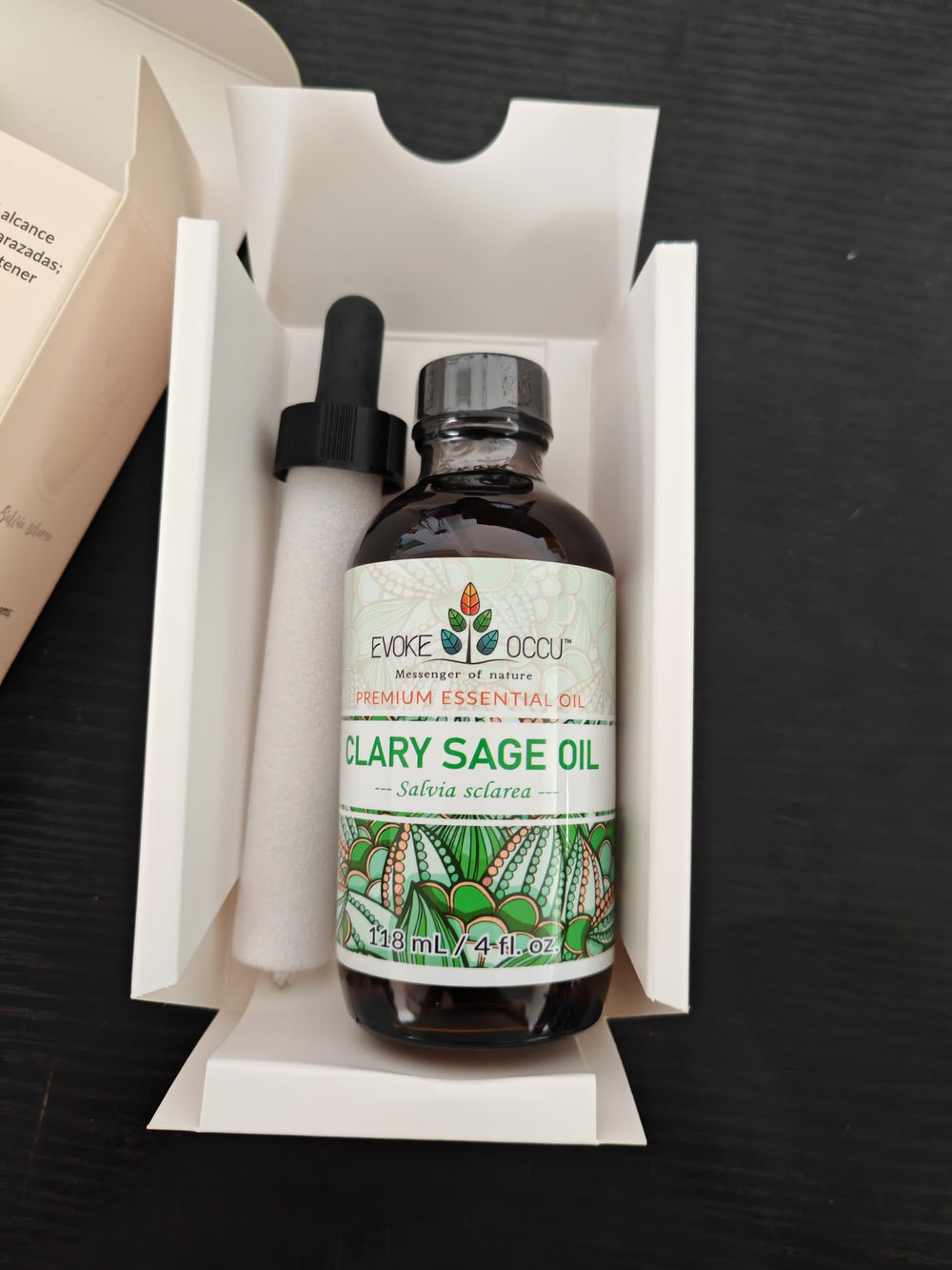 Room spray using EVOKE OCCU Clary Sage Oil for a gentle aroma.