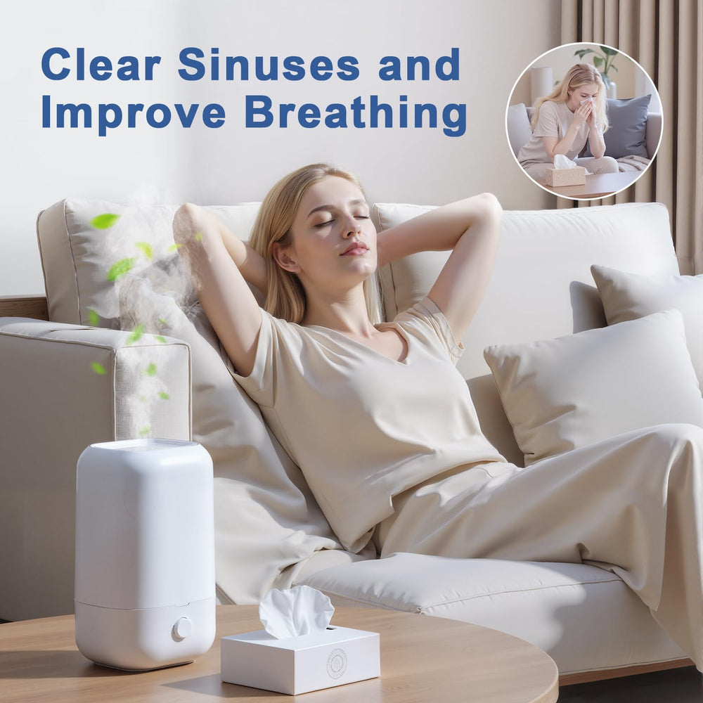 EVOKE OCCU eucalyptus oil in diffuser to create a fresh, breath-friendly ambiance.