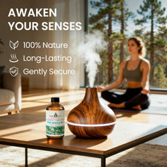 EVOKE OCCU Pine essential oil dropper enables precise blending with carrier oils