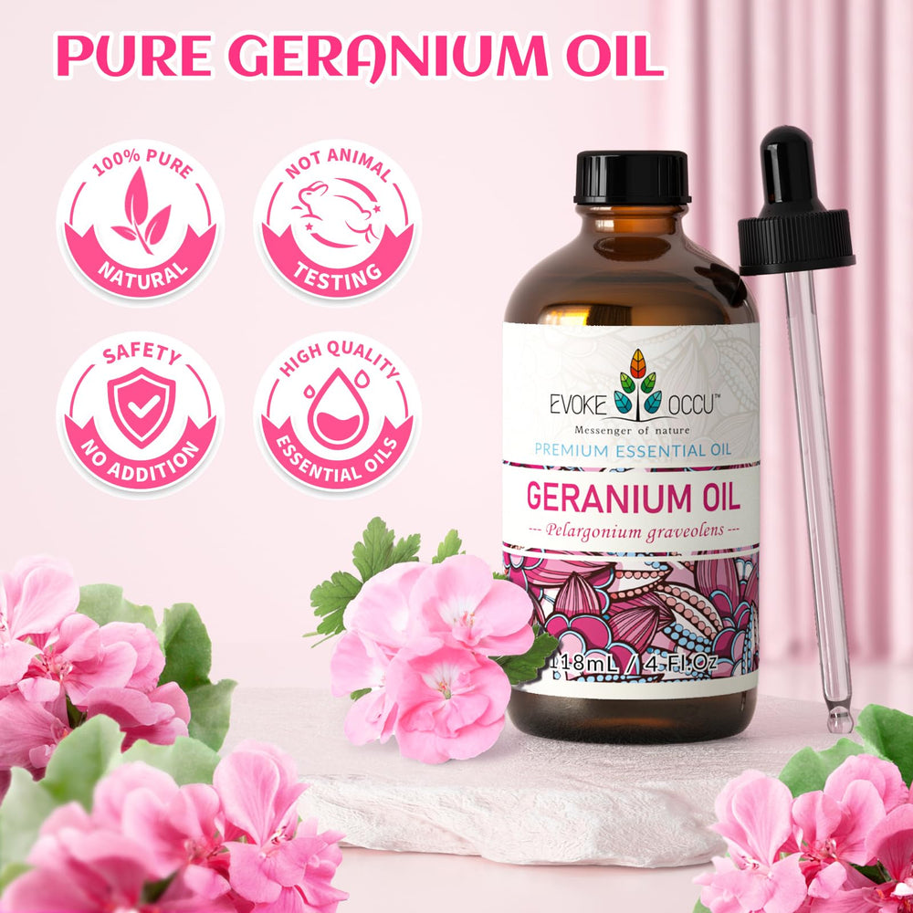 EVOKE OCCU natural fragrance oil highlighting purity and aroma