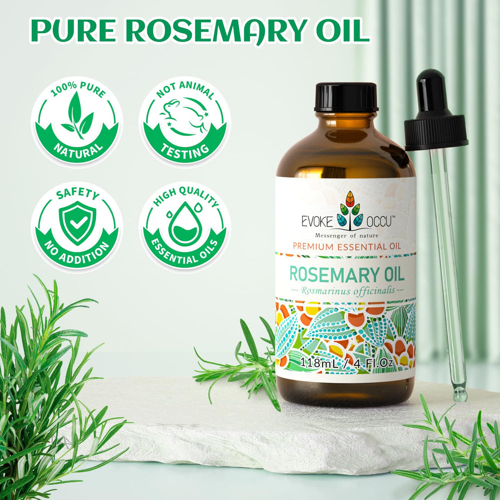 EVOKE OCCU Rosemary Oil eyebrows and lashes application focus