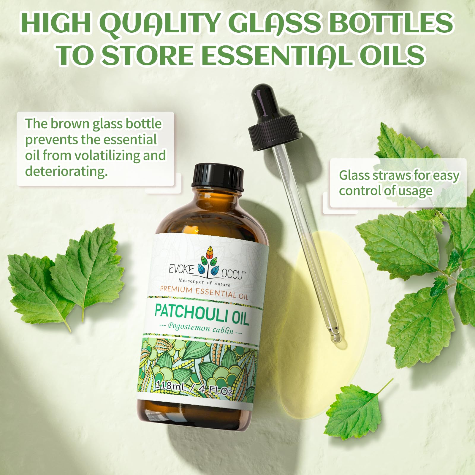 EVOKE OCCU Patchouli Oil for DIY perfume and fragrance projects.