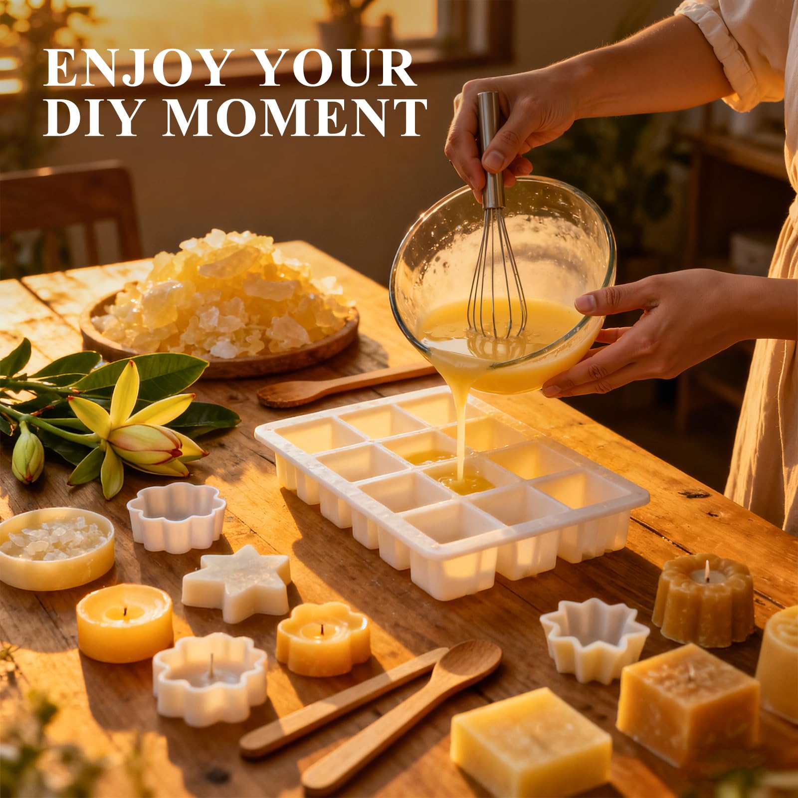 EVOKE OCCU Ylang Ylang oil in diffuser, releasing floral-fruity aroma for a calming ambiance.