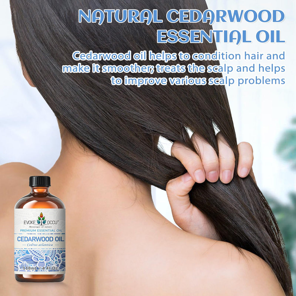 EVOKE OCCU cedarwood oil in diffuser creates a calming, woody ambience
