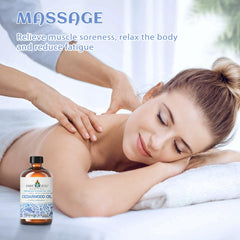 EVOKE OCCU cedarwood oil on skin during relaxing massage
