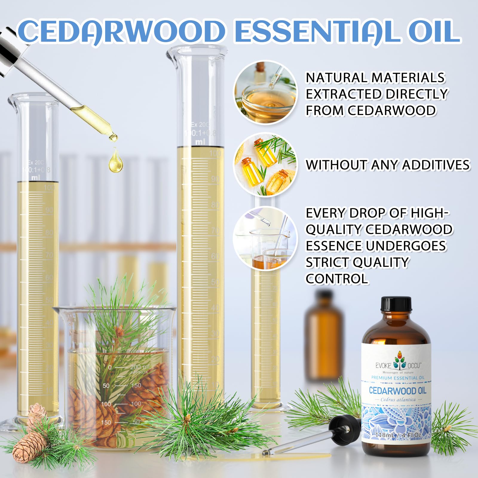 EVOKE OCCU cedarwood oil blends with vanilla and lavender